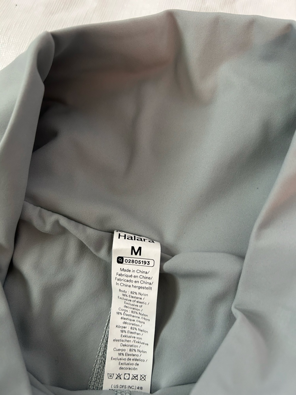 Halara light gray shorts - Picture 6 of 6